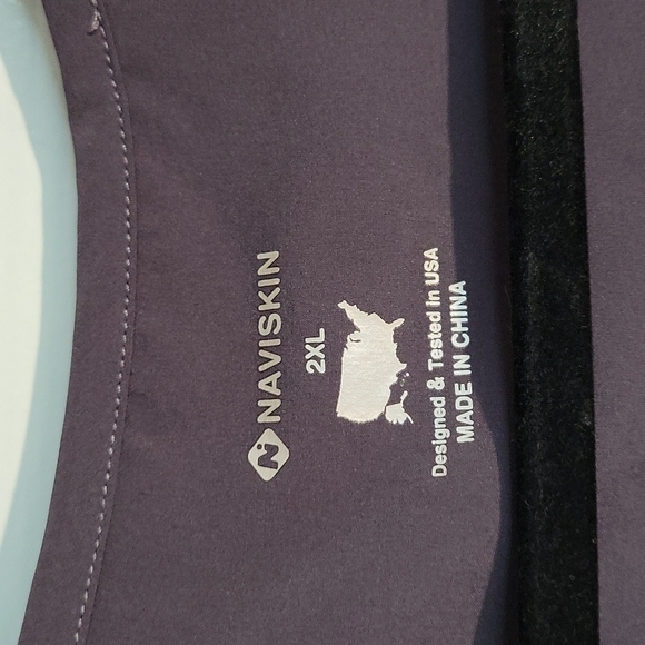 NWT Naviskin athletic dress with pockets size 2X dull purple color - Picture 2 of 6